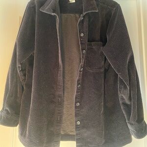 Vintage L.L. Bean Black Corduroy Shirt